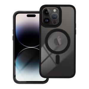 Color Edge Mag Cover case for iPhone 14 PRO MAX compatible with MagSafe black