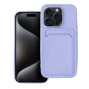 Card case for iPhone 15 PRO Case purple