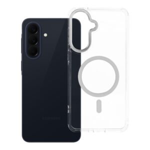 Frame Clear Hybrid Mag Cover case for Samsung A57 compatible with MagSafe transparent