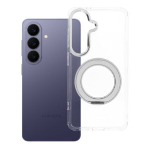 Case for Samsung S26 Frame Circle Stand compatible with MagSafe transparent