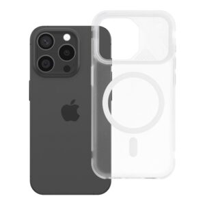 Aurora case for iPhone 15 PRO compatible with MagSafe white