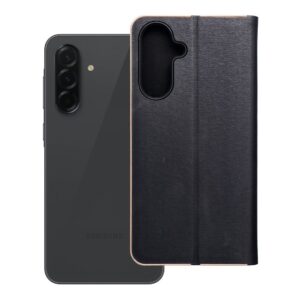 Luna Book Gold flip case for Samsung A36 5G black