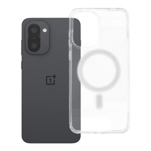 Clear Mag Cover (MID) case for OnePlus 15R compatible z MagSafe transparent