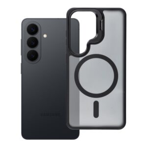 Forcell Case for Samsung S26 F-Protect Shadow Stand Premium compatible with MagSafe black