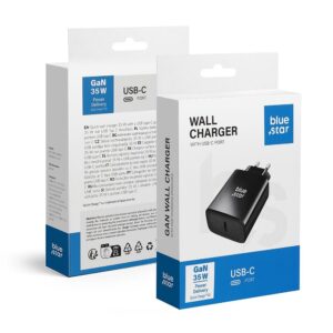 Blue Star Phone charger USB C QC4.0 PD 3A 35W TFB-TC-35WPD black