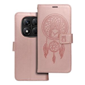 Mezzo Book flip case for Xiaomi Redmi NOTE 14 PRO 5G / 14 PRO PLUS 5G dreamcatcher rose gold