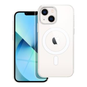 Clear Mag Cover (STR) case for iPhone 13 MINI compatible with MagSafe transparent