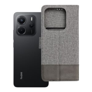 Gomma Book flip case for Xiaomi Redmi Note 14 5G gray