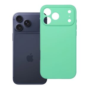 Case for iPhone 17 Pro Max / 18 Pro Max (low camera edge) Silicone 2mm (camera protection) compatible with MagSafe mint