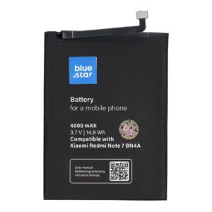 Blue Star Battery for Xiaomi Redmi Note 7 (BN4A) 4000 mAh