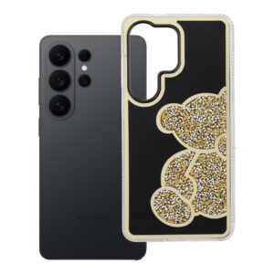 Teddy Bear case for Samsung S26 ULTRA gold