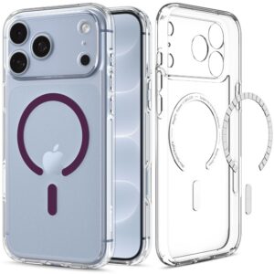 Spigen Ultra Hybrid MagSafe iPhone 17 Pro Max / 18 Pro Max Clear/Burgundy