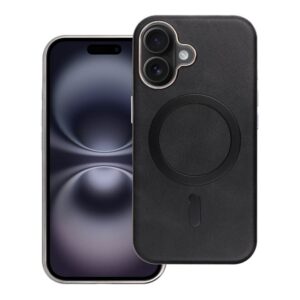 Gentleman Mag Cover case for iPhone 16e (SE 4 2025) / 17e compatible with MagSafe black