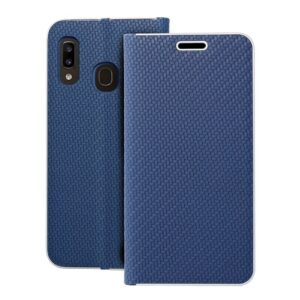 Luna Book Carbon flip case for Samsung A20e blue