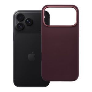 Forcell F-Protect Frame Premium case for iPhone 18 Pro Max / 17 Pro Max compatible with Magsafe dark cherry