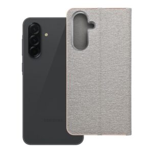 Luna Book Gold flip case for Samsung A36 5G silver