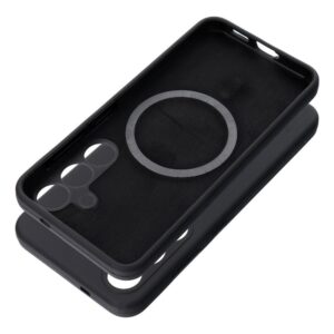 Case SILICONE 2mm for SAMSUNG S25 Plus compatible with MagSafe black