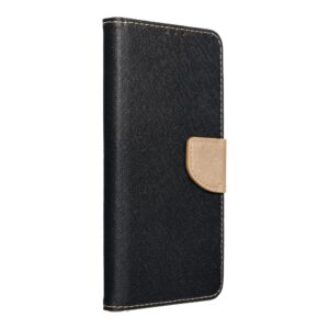 Fancy Book flip case for iPhone 14 PRO black / gold
