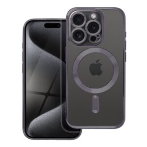 Electro Mag Cover case for iPhone 15 PRO compatible with MagSafe black