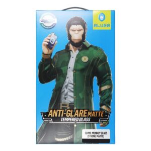 Blueo 5D Mr. Monkey Glass - Apple iPhone 18 Pro Max black (Anti-Glare Strong Matte)