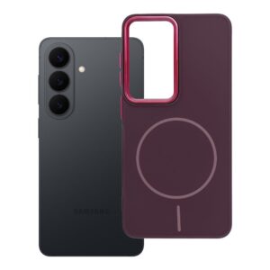 Frame Mag Cover case for Samsung S26 compatible with MagSafe purple