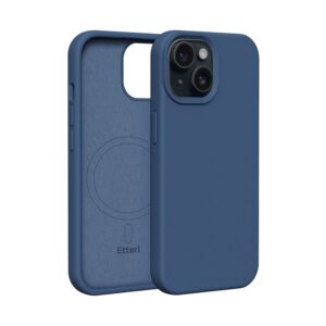 Etteri Silicone Mag case for iPhone 14 6,1" dark blue
