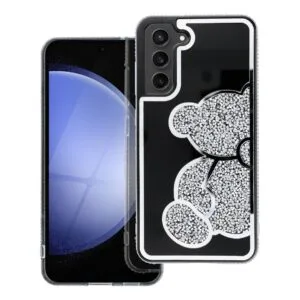 Teddy Bear case for Samsung A56 5G silver