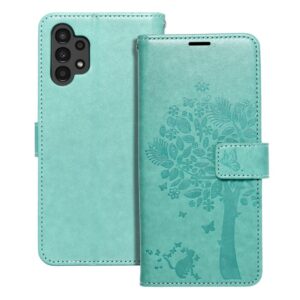 Mezzo Book flip case for Samsung A13 4G tree green