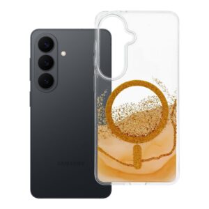 Golden case for Samsung S26 compatible with MagSafe gold