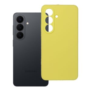 Case for Samsung S26 Silicone 2mm (camera protection) yellow