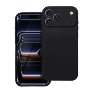 Soft case for iPhone 17 Pro Max / 18 Pro Max (low camera edge) black