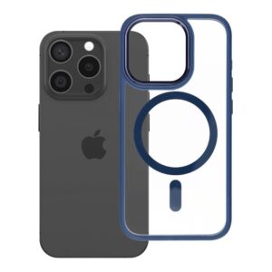 ROAR case MAG BUMPER compatible with MagSafe for IPHONE 15 Pro navy blue