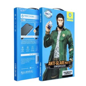 Blueo 5D Mr. Monkey Glass - Apple iPhone 17 black (Anti-Glare Strong Matte)
