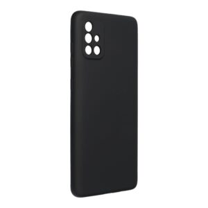 Silicone case for Samsung A71 black