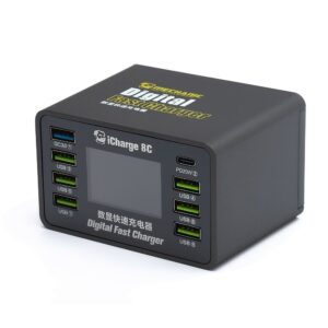 MECHANIC iCharge 8C 8-Port DC Power Supply PD QC3.0