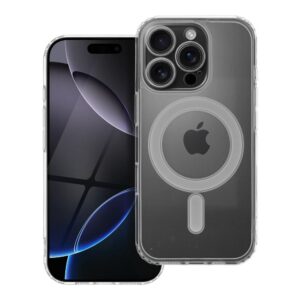 Clear Mag Cover (STR / CAMERA PROTECTION) case for iPhone 16 PRO compatible with MagSafe transparent