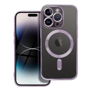 Electro Mag Cover case for iPhone 14 PRO compatible with MagSafe purple