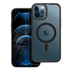 Color Edge Mag Cover case for iPhone 12 PRO MAX compatible with MagSafe black