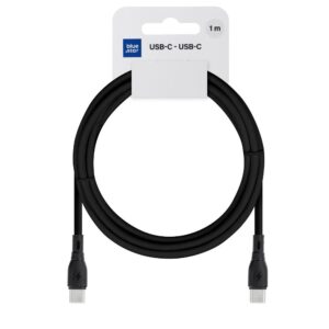 Blue Star Cable USB C to USB C 3A 60W ECO 1 m PJ73-13-3 black