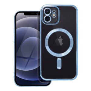Electro Mag Cover case for iPhone 12 compatible with MagSafe blue