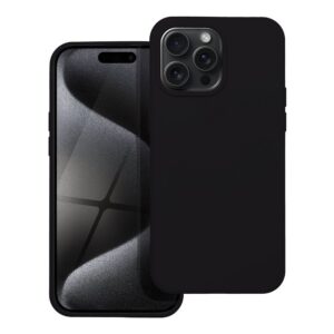 Silicone case for iPhone 15 PRO MAX black