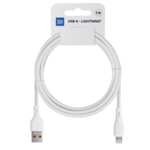 Blue Star Cable USB A to Lightning 2,4A ECO 1 m PJ68-24-2.4 white