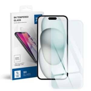 Blue Star Tempered glass to iPhone 15 / 16