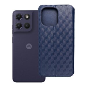 Cubic Book flip case for Motorola G17 POWER blue