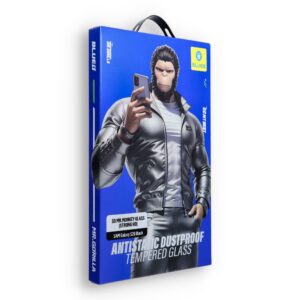 Blueo 5D Mr. Monkey Glass - for Samsung Galaxy S26 black (Anti-Static Strong HD)