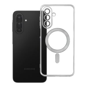 Electro Mag Cover case for Samsung A17 / A18 compatible with MagSafe silver