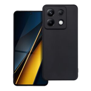Matt case for Xiaomi Poco X6 5G black