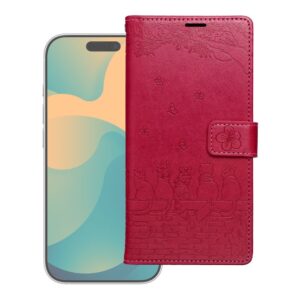 Mezzo Book flip case for Samsung S26 cats red