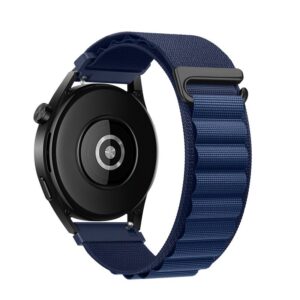 Forcell Strap to Samsung Galaxy Watch F-Design FS05 polyester fiber buckle 20 mm navy