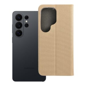Sensitive Book flip case for Samsung S26 ULTRA gold